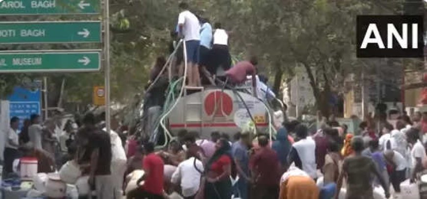 On cam: Delhiites struggle for water as capital faces unprecedented heatwave