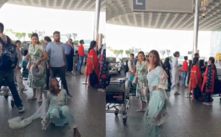 Woman's viral airport dance sparks online debate