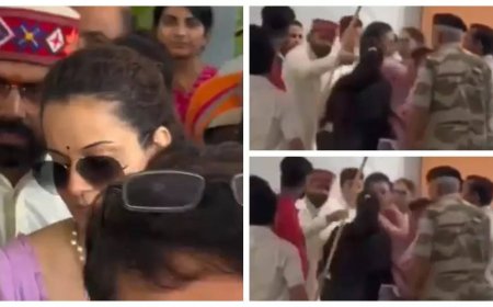 Selective outrage as man from Kangana's team caught slapping woman