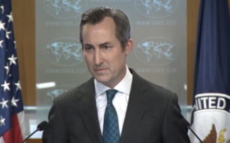 Pak reporter asks US spokesperson about LS polls. His response