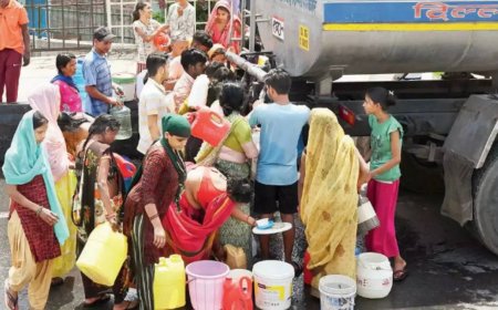 Delhi water crisis: AAP delegation meets LG V K Saxena