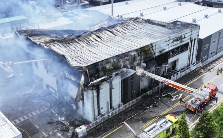 South Korea factory fire: 20 dead bodies found at burned battery plant in Seoul