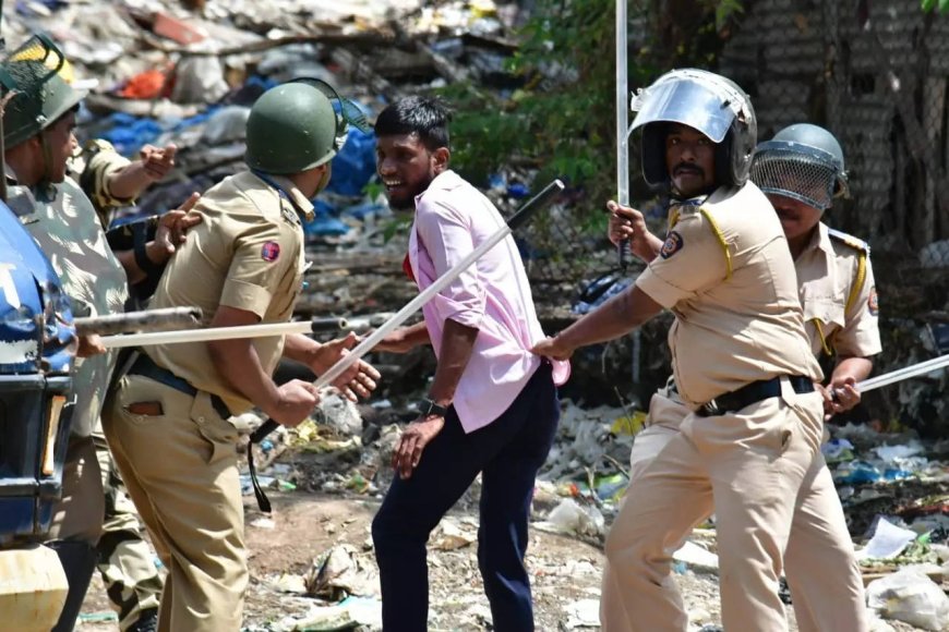 Cops injured in stone pelting during anti-encroachment drive in Mumbai's Powai area