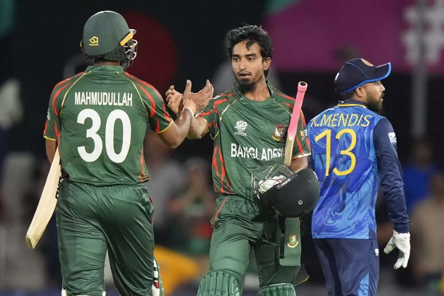 Bangladesh edge past Sri Lanka in thrilling T20 World Cup clash