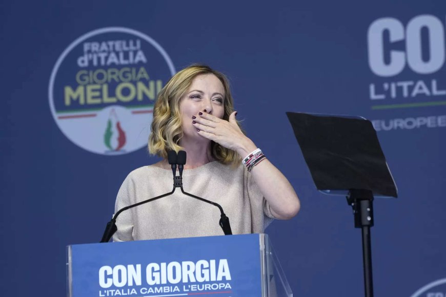 Italy’s Meloni wins EU vote as far-right gains across the bloc