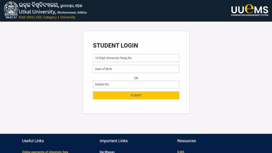 Utkal University UUEMS Result Yet to Be Announced: Stay Updated on Official Channels