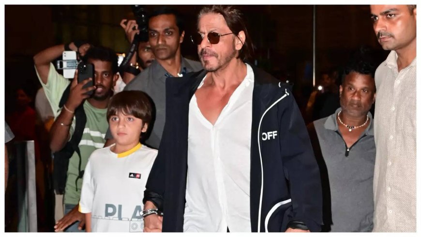 SRK and AbRam off to London ahead of 'King' shoot