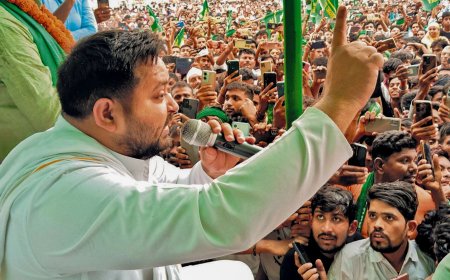 Bihar bridge collapse: ‘Nitish, PM Modi thinking how to convert this corruption into Jungle Raj?’ says Tejashwi Yadav
