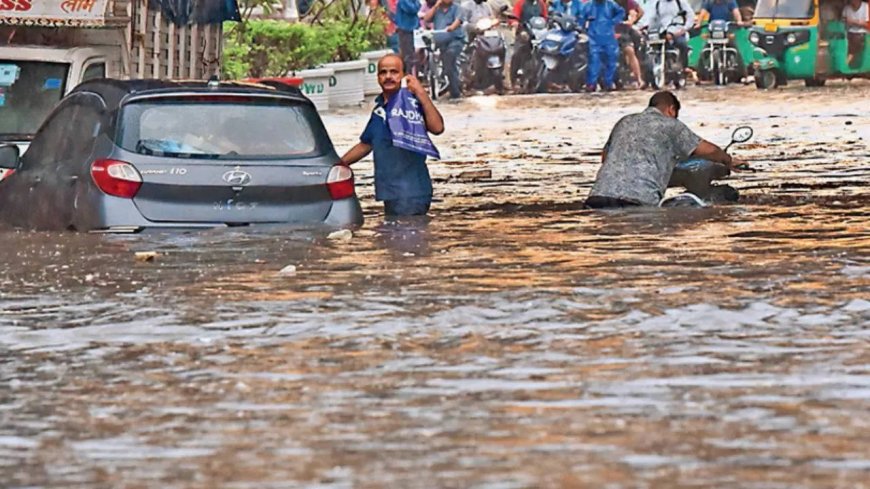 Delhi weather: 100mm rain in 1 hour on Friday, 25% more than entire June's quota