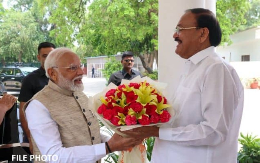 PM pens an article on 75th birth anniversary of Shri Venkaiah Naidu