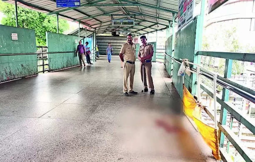 Mumbai: Man knifes wife on FOB, tries to choke her as she fends him off