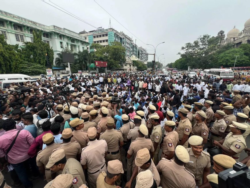 TN BSP chief hacked to death: Supporters protest in Chennai