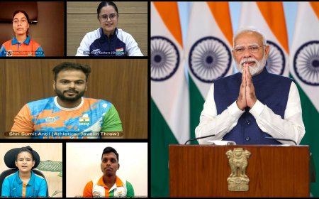 Paris Paralympics 2024: PM Modi interacts with athletes, says 'Vijayi Bhava...'