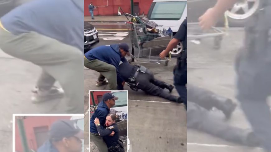 Watch: Female NYPD officer punched on face by 'repeat offender' at New York sidewalk