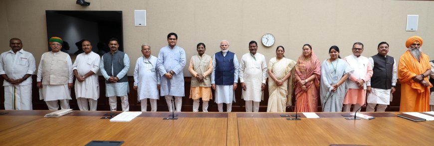 Prime Minister meets a delegation of SC/ST MPs