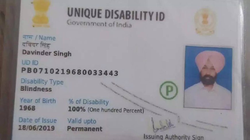 For less than 40% disability, govt plans white UDID card