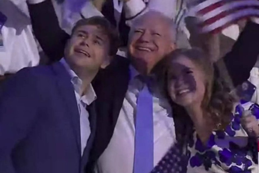 Tim Walz and family dance to Springsteen’s ‘Born In The USA’ at DNC