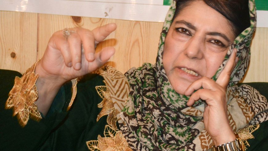 J&amp;K Assembly polls: Mehbooba Mufti releases PDP's manifesto, says ‘ready support to Congress-NC alliance if…’