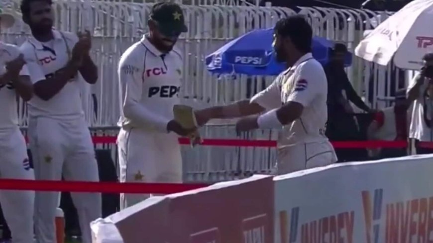 Mohammad Rizwan throws bat at Babar Azam after 171 run knock against Bangladesh, video goes viral on social media