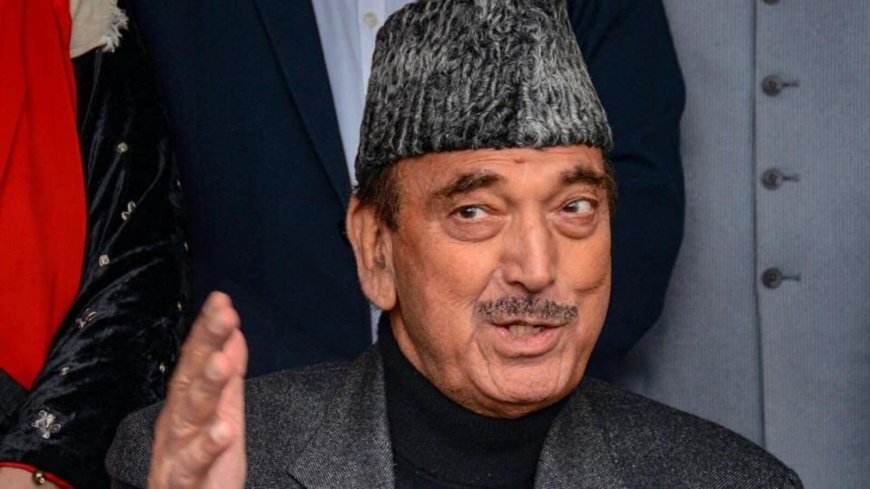 Ghulam Nabi Azad's party in a fix as he steps back from J-K assembly poll campaign. ‘Upto candidates now,’ says ex-CM