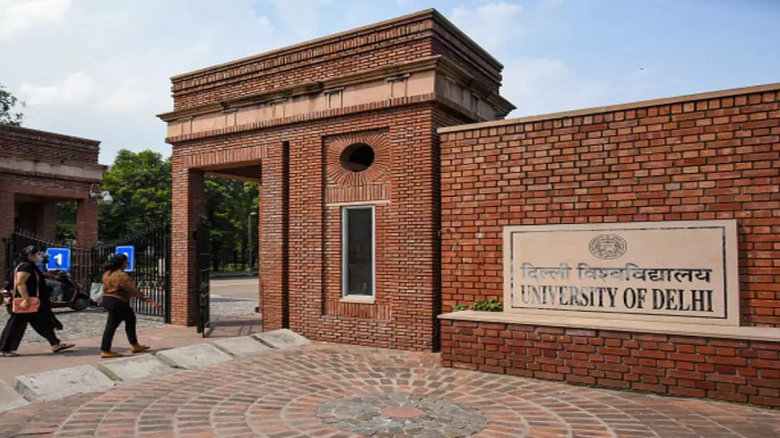 Delhi University launches part-time vice-chancellor internship scheme for students