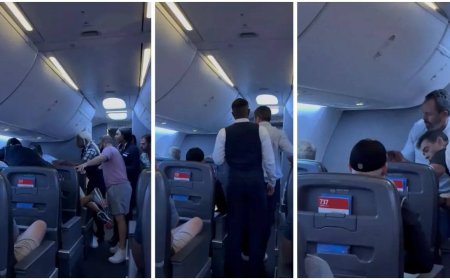 Heroic passengers unite to protect woman from assault on flight