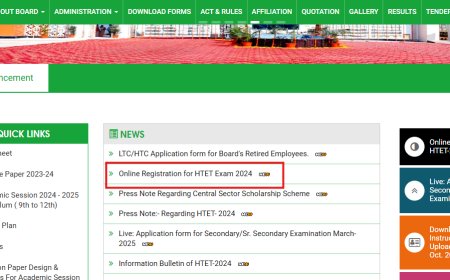 HTET 2024 registration begins: Check direct link and steps to apply
