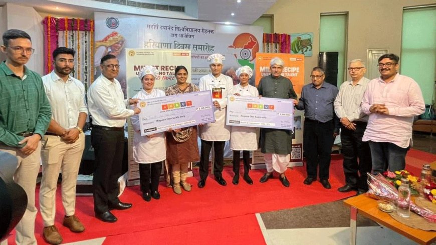 MDU Rohtak’s Hotel and Tourism institute wins big at national millet competition