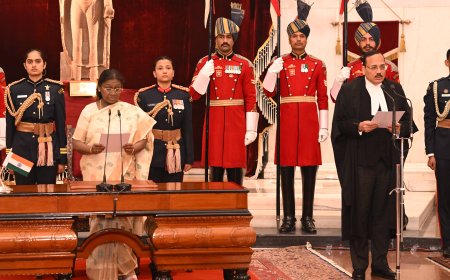 Shri Justice Surya Kant was sworn in as the Chief Justice of the Supreme Court of India