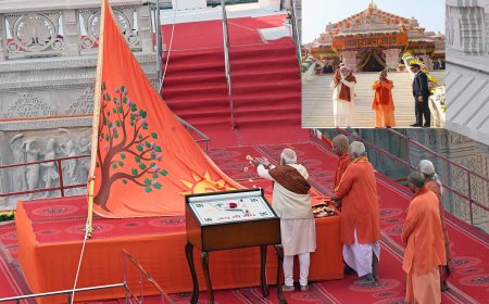 Shri Ram Janmabhoomi Temple Flag Hoisting Ceremony