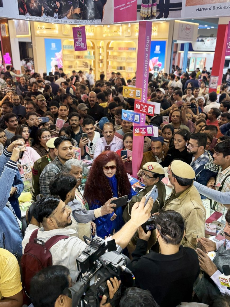 SHAHNAZ HUSAIN Hysteria Grips Trade Fair 2025