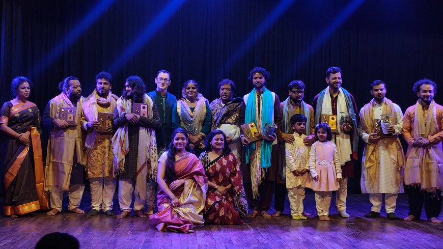 संगीत एवं नृत्य के माध्यम से गुरुओं को समर्पित भावंजलि