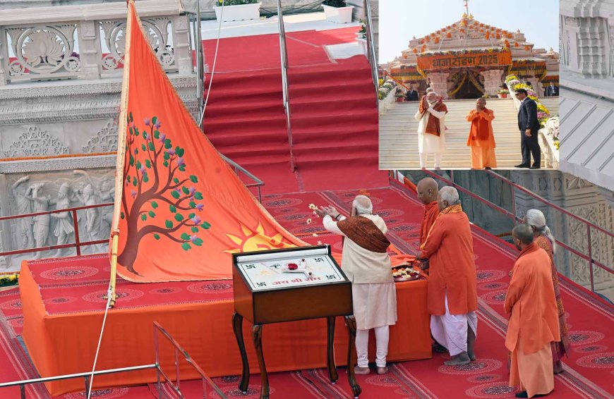 Shri Ram Janmabhoomi Temple Flag Hoisting Ceremony