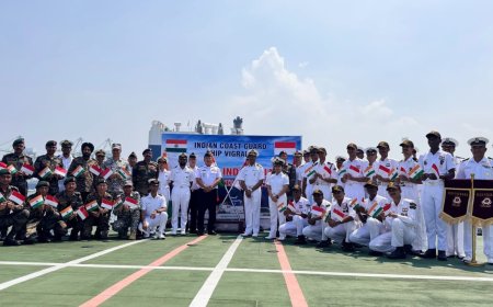 ICGS Vigraha undertakes operational visit to Indonesia as part of its overseas deployment to ASEAN countries