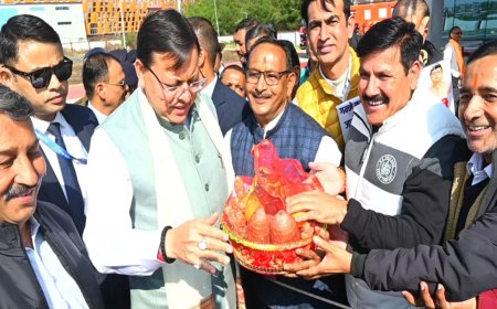 Farmers felicitate CM Dhami in Haldwani after Uttarakhand announces highest sugarcane support price in region