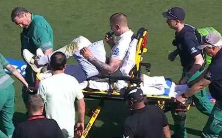 Chaos in Wellington! NZ pacer rushed to hospital after nasty injury