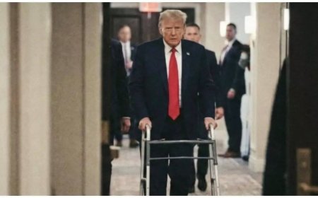 Trump with a walker? Viral photo sparks questions about whether it’s AI or real — here’s what ChatGPT said