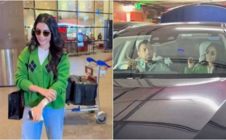 Samantha returns to Mumbai; Raj comes to pick her up at airport