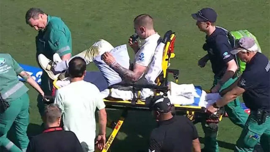 Chaos in Wellington! NZ pacer rushed to hospital after nasty injury
