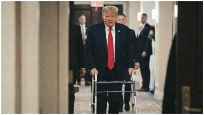 Trump with a walker? Viral photo sparks questions about whether it’s AI or real — here’s what ChatGPT said
