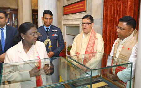 President of India inaugurates Granth Kutir at Rashtrapati Bhavan
