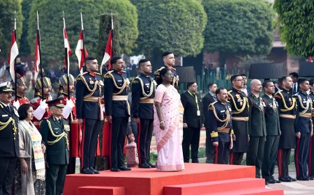 President of India, Smt Droupadi Murmu hosted “At Home” reception on the occasion of 77th Republic Day