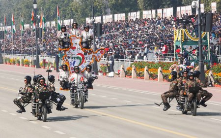 Glimpses of the 77th Republic Day Celebrations at Kartavya Path, in New Delhi