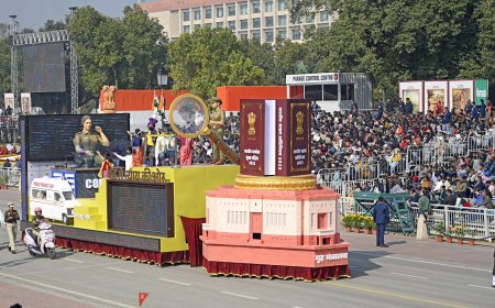 Glimpses of 77th Republic Day Parade at Kartavya Path, in New Delhi