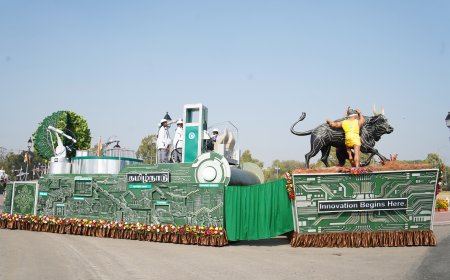 Glimpses of 77th Republic Day Parade at Kartavya Path, in New Delhi