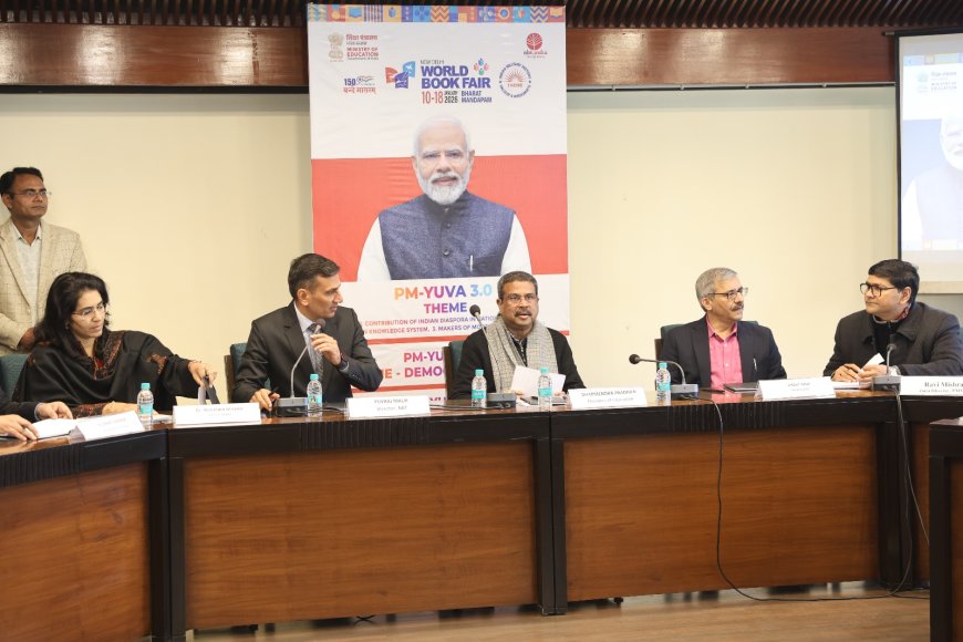 Education Minister Dharmendra Pradhan Interacts with PM-YUVA 3.0 Authors 