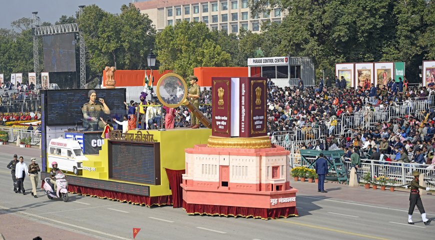 Glimpses of 77th Republic Day Parade at Kartavya Path, in New Delhi