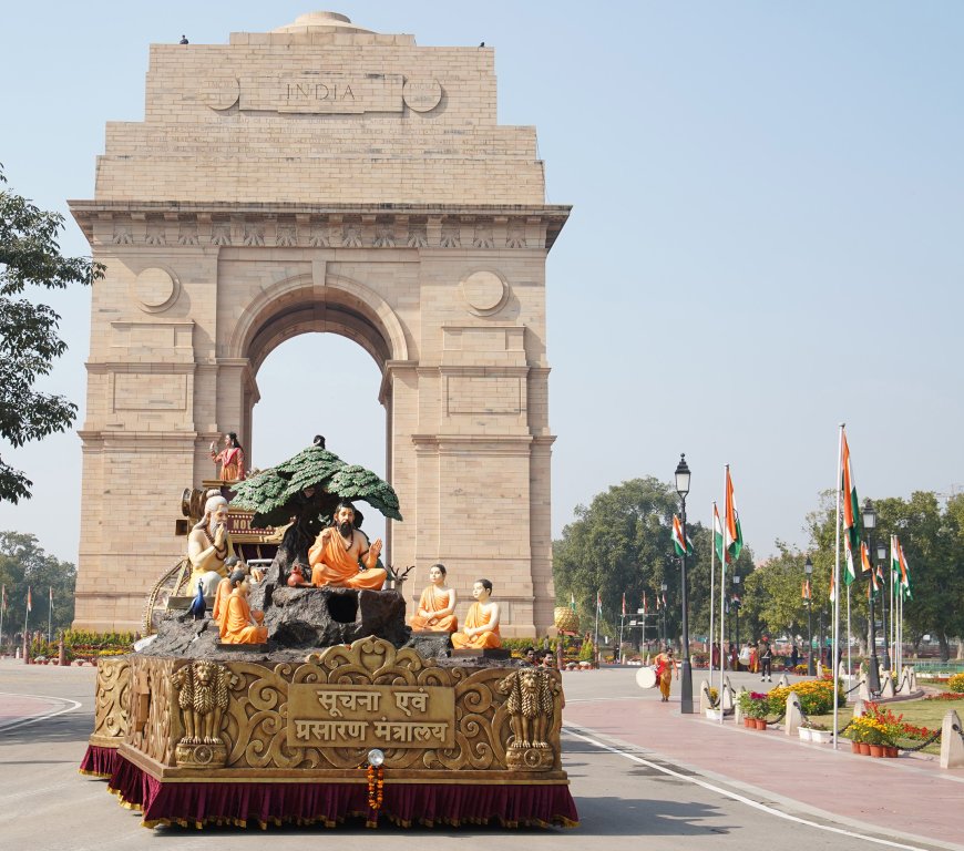 Glimpses of 77th Republic Day Parade at Kartavya Path, in New Delhi