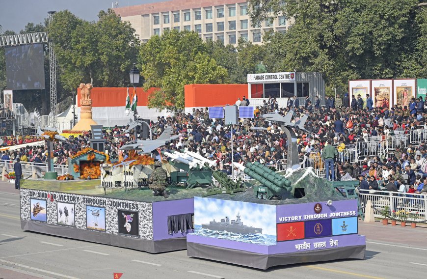 Glimpses of 77th Republic Day Parade at Kartavya Path, in New Delhi