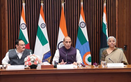 Union Minister for Defence, Shri Rajnath Singh chaired the first meeting of the Informal Group of Ministers (IGoM) set-up to monitor the evolving situation in West Asia